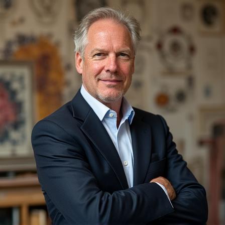 Ritratto del curatore della mostra